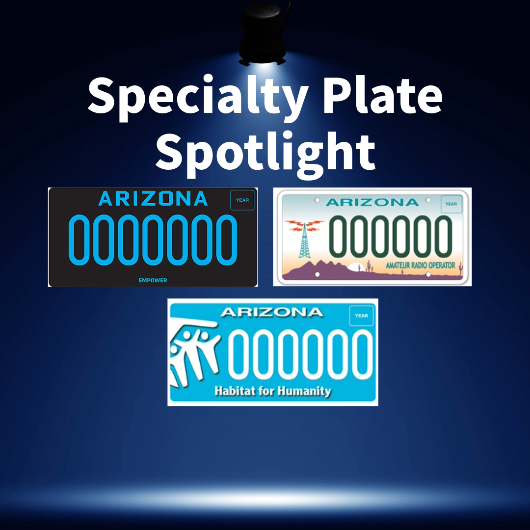 February recap Specialty Plate Spotlight Department of Transportation